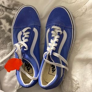 Brand new low top blue vans